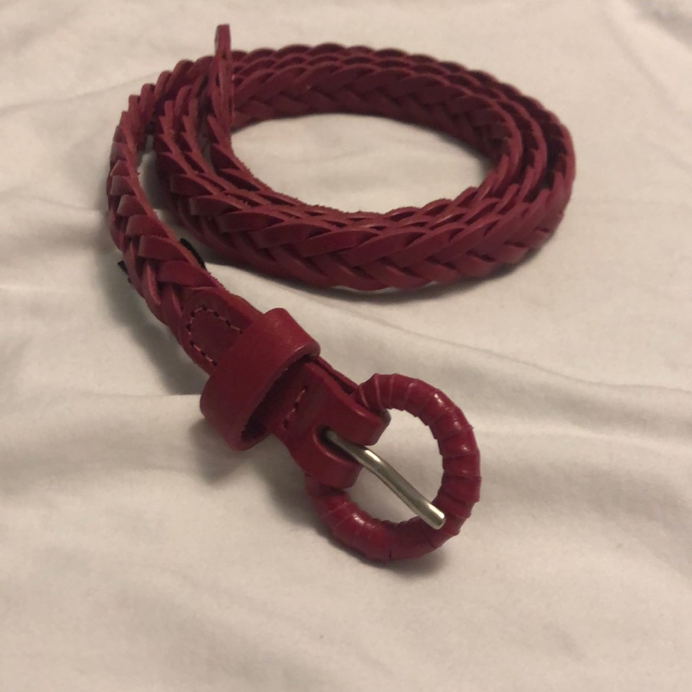Pink Braided Belt
